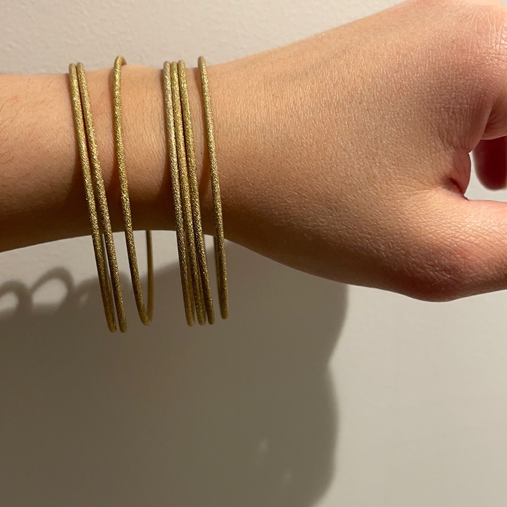 Gold bangles